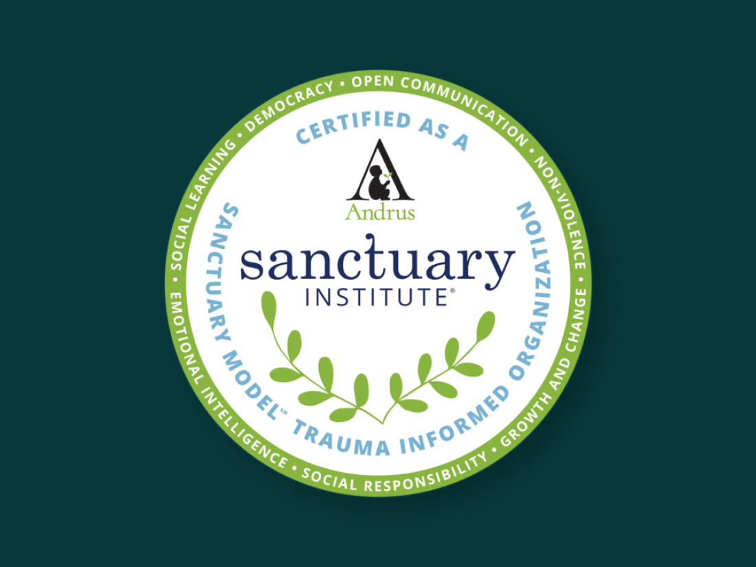 Certified as a Andrus Sanctuary Institute logo